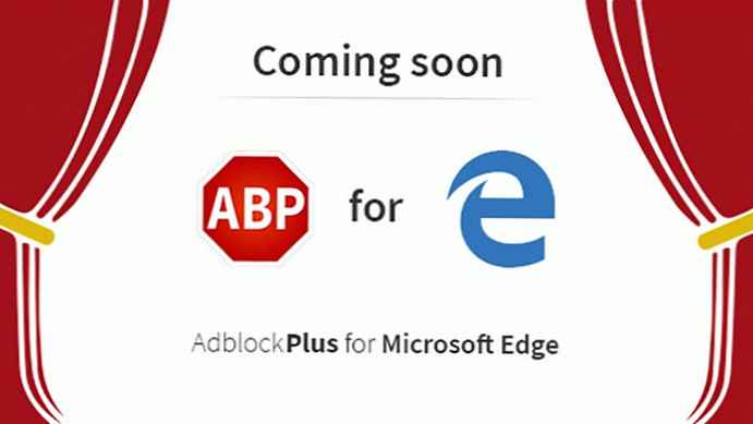 Adblock i Adblock Plus dla Microsoft Edge są dostępne do pobrania.