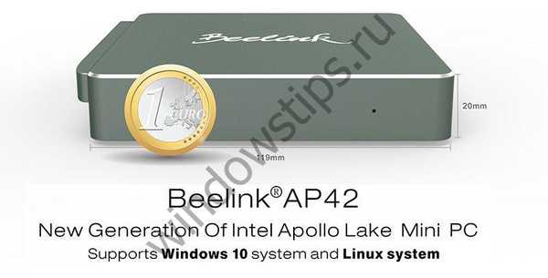 Beelink AP42 - lacný mini počítač bez ventilátora so systémom Windows 10