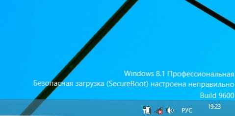 Sigurno pokretanje (SecureBoot) nije ispravno konfigurirano u sustavu Windows 8.1