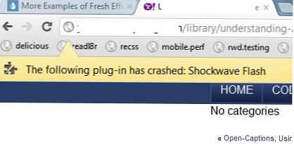 Zlyhanie programu Flash Player v prehliadači Google Chrome