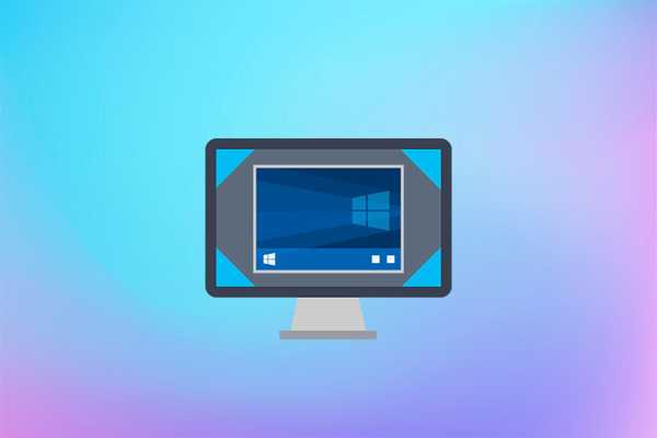 Co zrobić, jeśli monitor w systemie Windows 10 nie wyświetla obrazu pełnoekranowego