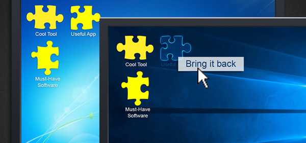 Kaj storiti, če v Windows 10 namizne ikone izginejo