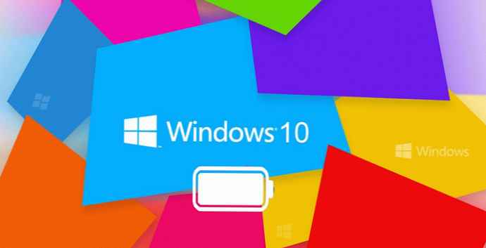 Što prazni bateriju u sustavu Windows 10.