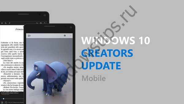 Posodobitev ustvarjalcev za Windows 10 Mobile bo na voljo 25. aprila