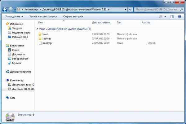 Disk pro obnovení systému Windows 10