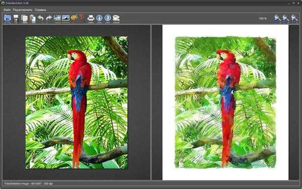 FotoSketcher - mengubah foto menjadi gambar