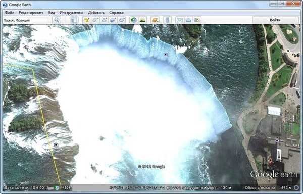 Google Earth - pemandangan planet dari luar angkasa