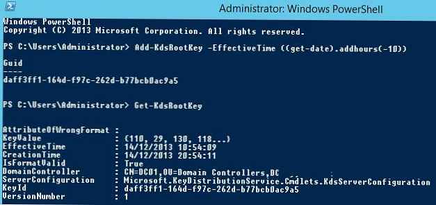 Skupinski računi za storitve v Windows Server 2012