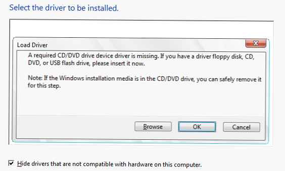 Vključitev gonilnikov USB 3.0 v namestitveno sliko sistema Windows 7