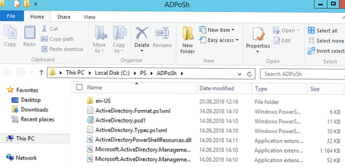 Menggunakan PowerShell Active Directory tanpa menginstal RSAT