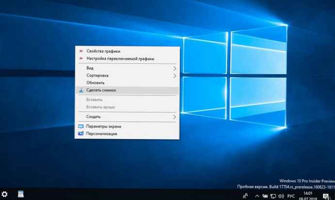 Cara menambahkan opsi Ambil Screenshot ke menu konteks Windows 10.