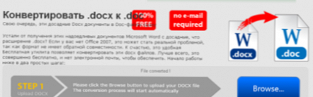 Ako a ako otvoriť docx v programe Word 2003?