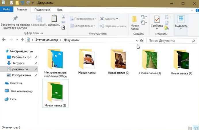 Kako spremeniti podobo mape v operacijskem sistemu Windows 10