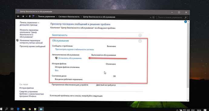 Az automatikus karbantartás letiltása a Windows 10 rendszerben.