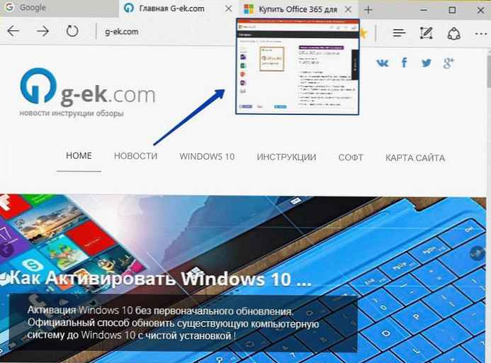 Bagaimana cara menonaktifkan tab pratinjau di browser Edge?