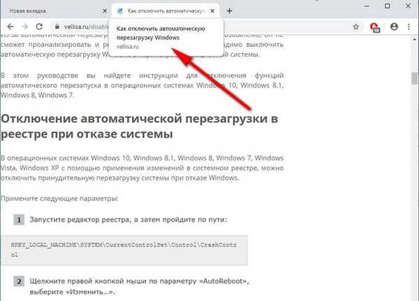 Cara menonaktifkan tooltips untuk tab Google Chrome