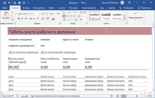 Kako prenesti Excel v Word - 5 načinov