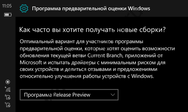 A nem támogatott modelleken a Windows 10 Mobile 15063 összesített frissítéseinek fogadása