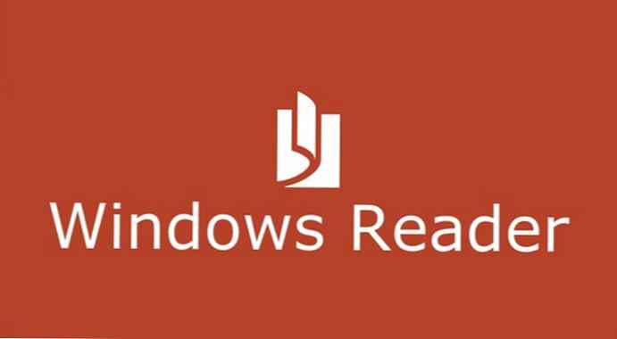 Kako dobiti aplikaciju za čitanje - Reader u sustavu Windows 10.