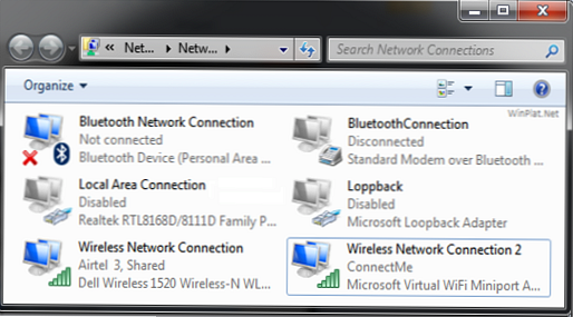 Jak změnit systém Windows 7 / Windows Server 2008 R2 na přístupový bod WiFi