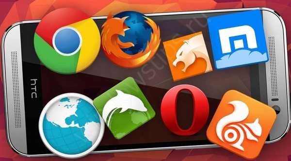 Cara membuat browser default pada instruksi Android