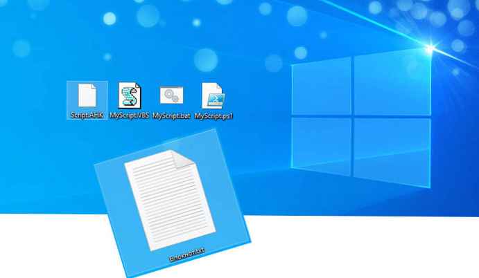 Szkriptek létrehozása a Notepad használatával a Windows 10 rendszerben