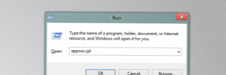 Ako odstrániť program Internet Explorer v systéme Windows 8?