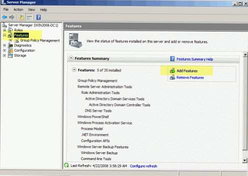 Како омогућити Телнет клијент у Виндовс Сервер 2008 и Виндовс 7