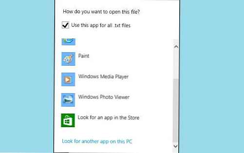 Cara mengembalikan asosiasi file di Windows 8