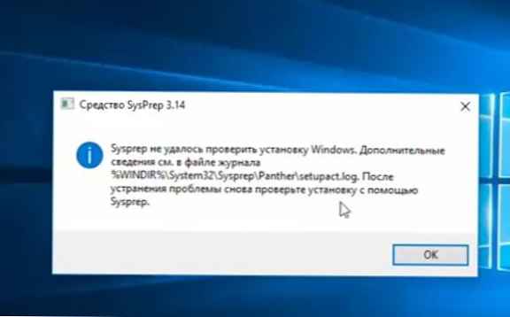 Jak spustit SysPrep po upgradu Windows