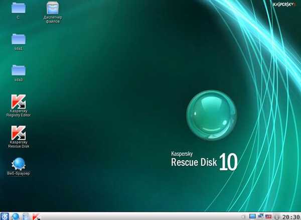 Kaspersky Rescue Disk 10 - disk penyelamat anti-virus