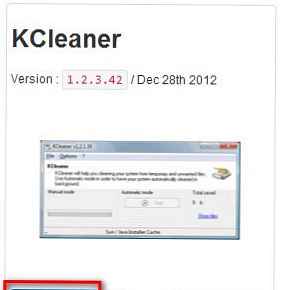 KCleaner još jedan program čišćenja sustava