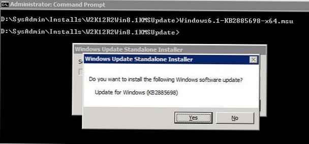 KMS активиране на Windows 8.1 и Windows Server 2012 R2