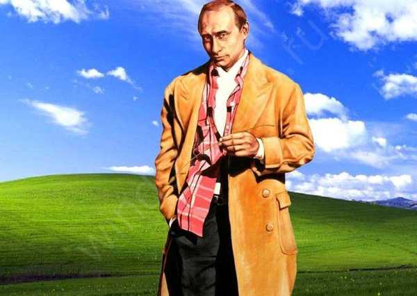Ali Putinov računalnik drži, da predsednik uporablja Windows XP?