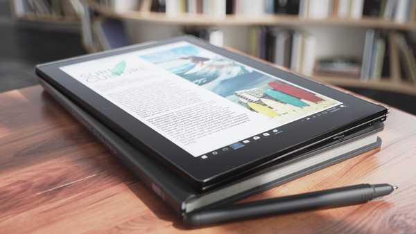 Lenovo Yoga Book - notebook z klawiaturą, na której możesz pisać
