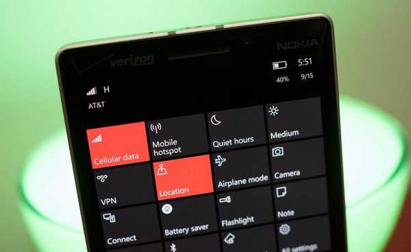 Spoločnosť Microsoft pripravuje redizajn Centra upozornení v systéme Windows 10 Mobile