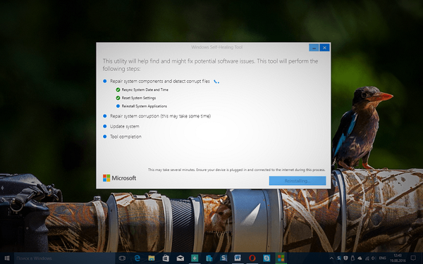 Microsoft zažene Windows Samozdravljenje, novo orodje za odpravljanje težav Windows 10