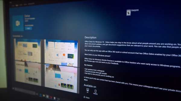 Microsoft wydał wersję Delve na Windows 10 Mobile