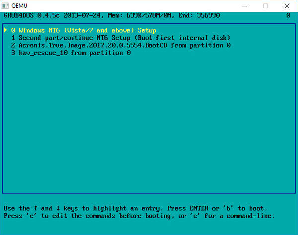 Multiboot flash disk ve WinSetupFromUSB
