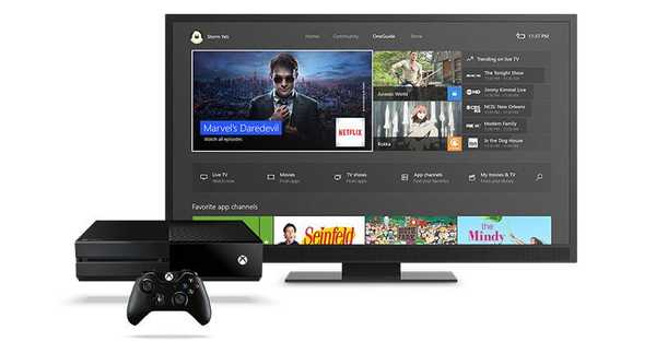 Spuštění aktualizace Xbox One August