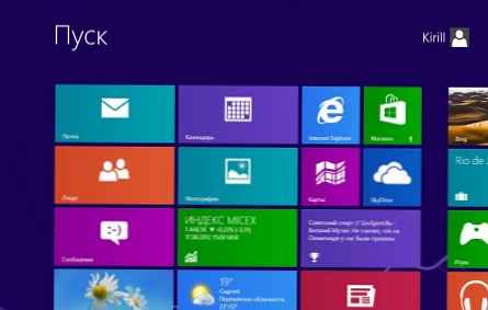 Nastavite zagonski zaslon sistema Windows 8