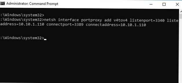 Konfigurowanie portu przekazywania w systemie Windows