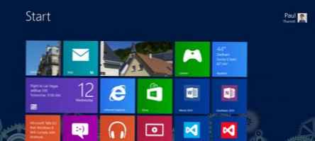 Nastavitev začetnega zaslona za Windows 8