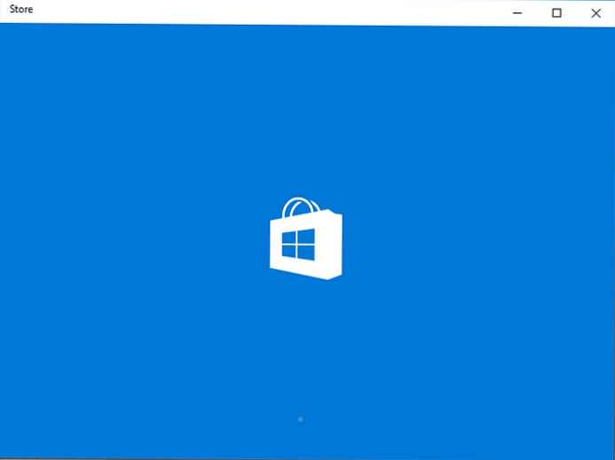 Trgovina Windows 10 se ne odpre.