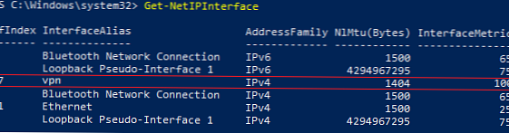Rozlišení názvu DNS nefunguje s aktivním připojením VPN v systému Windows 10