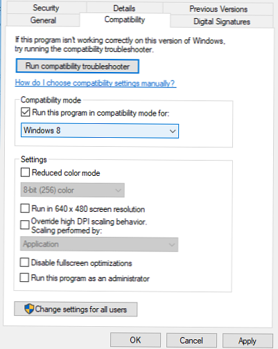Soubory EXE nefungují při spuštění ze síťových složek v systému Windows 10 1803