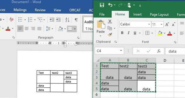 KB4011039 pre aplikácie Outlook / Word 2016 a Problémy so zobrazením tabuľky