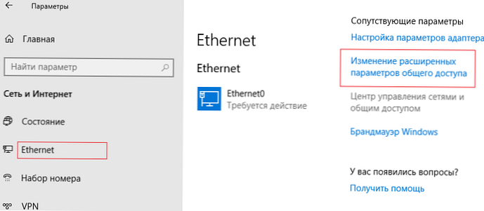 Sdílení síťových složek a tiskáren bez domácí skupiny v systému Windows 10
