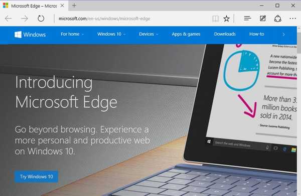Přehled prohlížeče Microsoft Edge