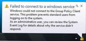 A csoportházirend letiltása a Windows 7 rendszerben